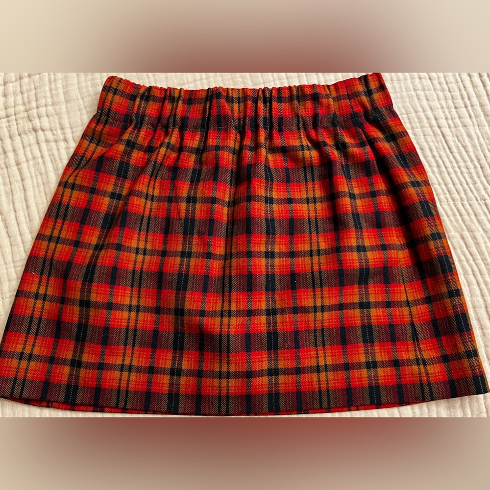 JCrew tartan skirt